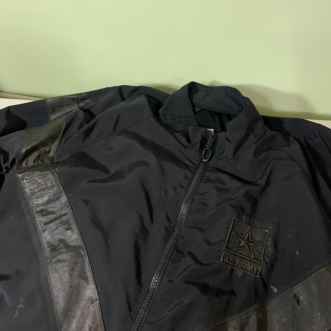 M US ARMY 오버핏 왁싱커스텀 IPFU 바막자켓 상품이미지1
