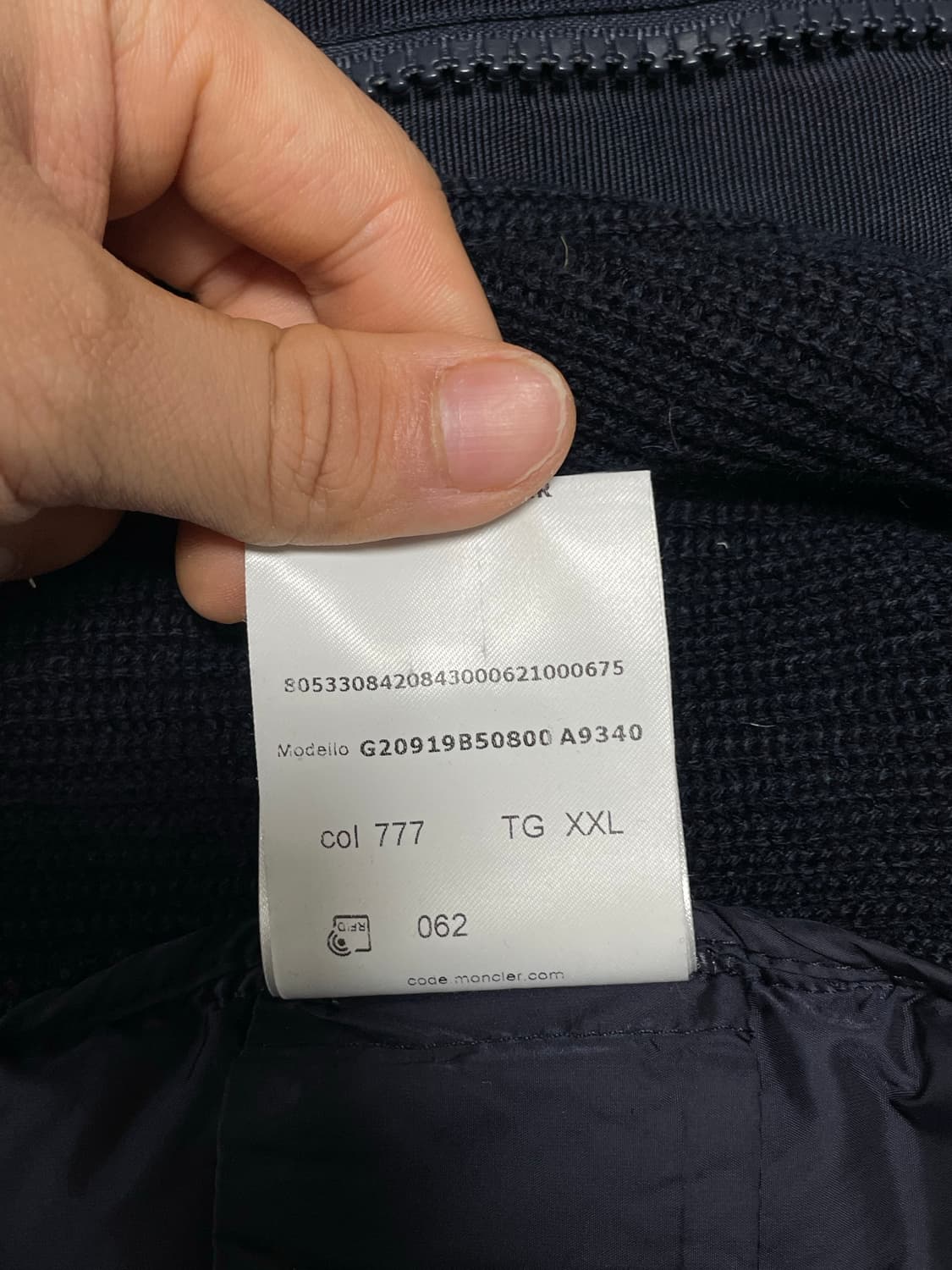 몽클레어 후드 니트 패딩 [2XL] 상품이미지9