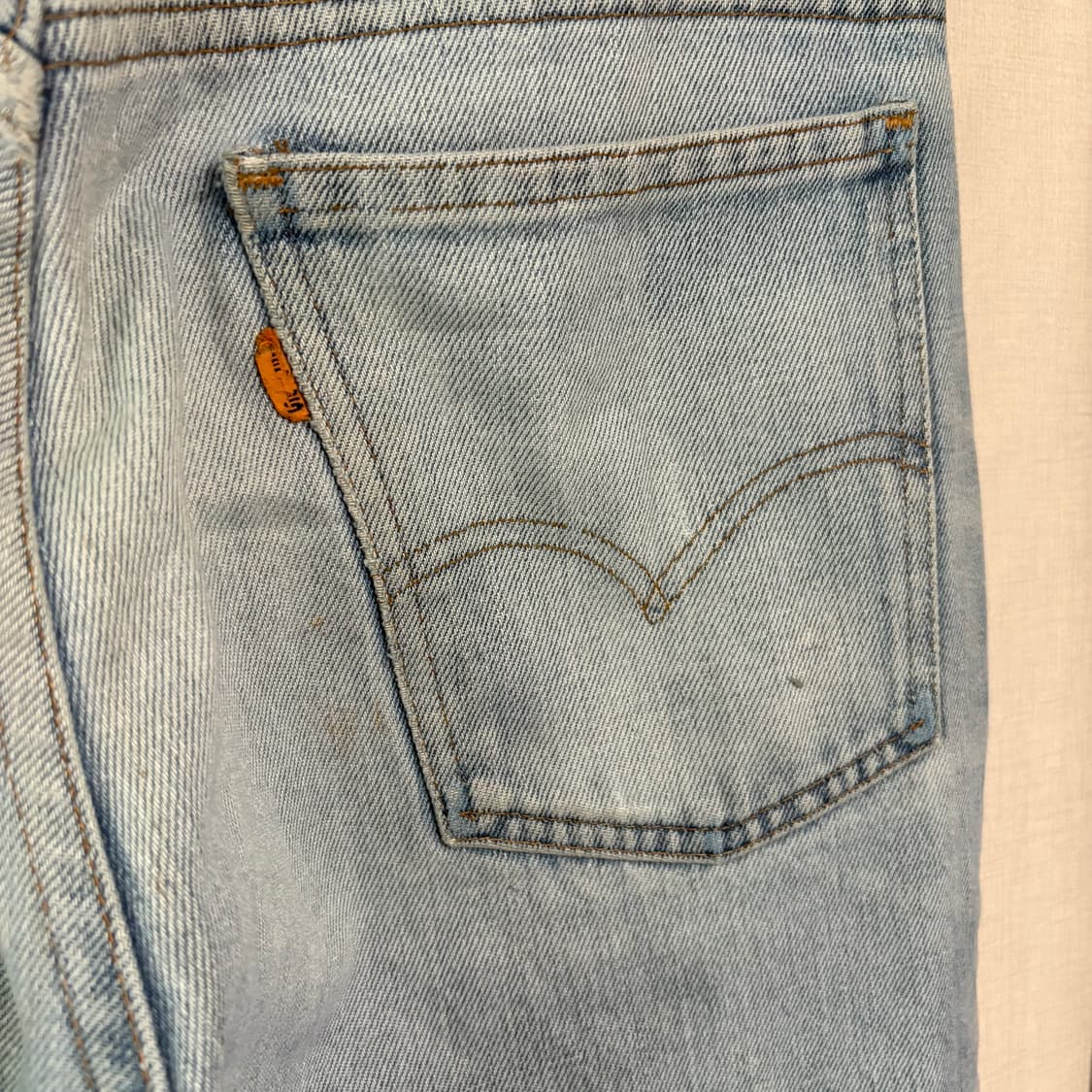 70s 리바이스 517 66후기 부츠컷 데님팬츠 32 플레어 벨바텀 상품이미지8