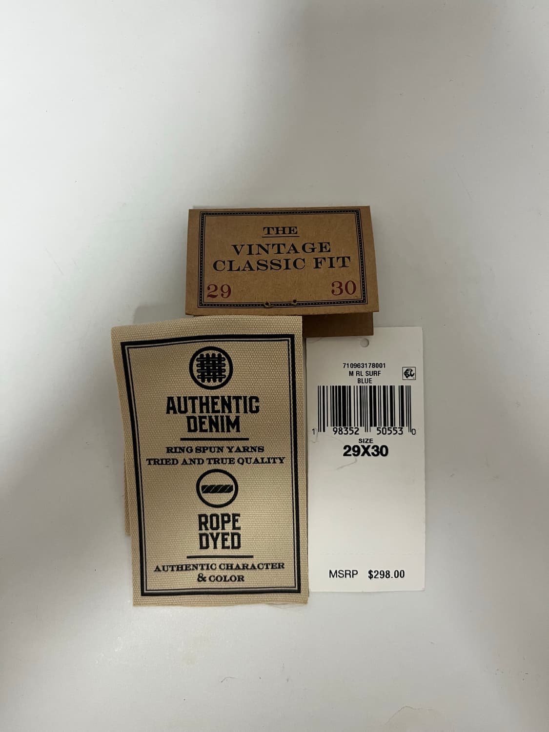 폴로 빈티지클래식 디스트레스트 데님 29/30 상품이미지10