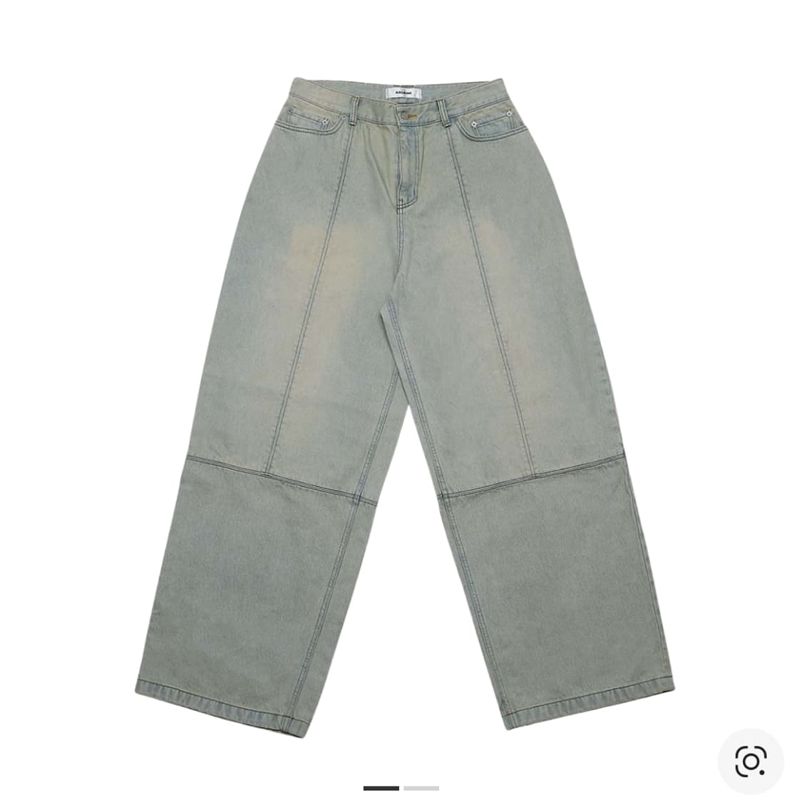 3)알렌느 인시젼 틴 워시드 진 라이트 블루 상품이미지1