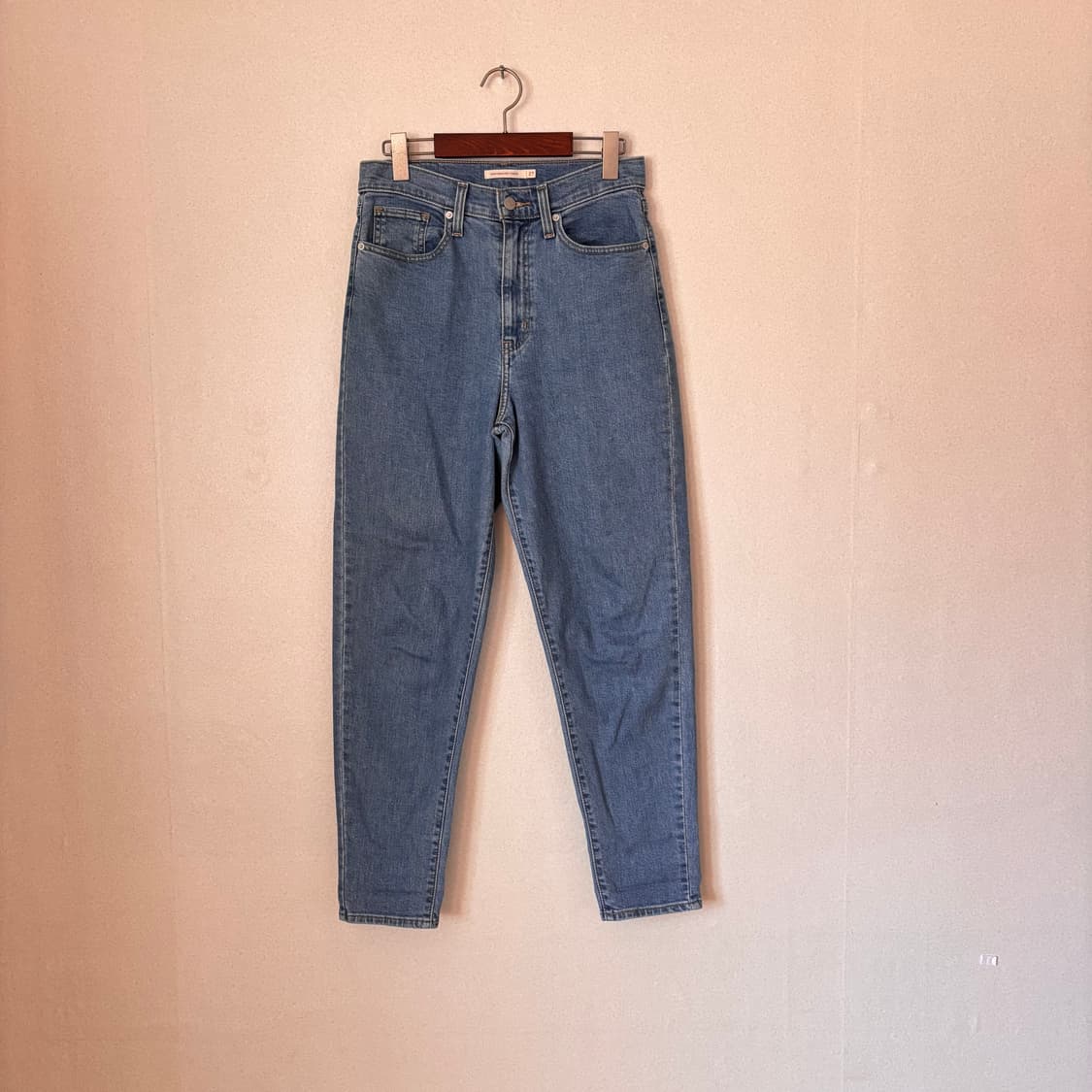 리바이스 27 하이웨이스트 테이퍼 데님 청바지 스판 정품 상품이미지1