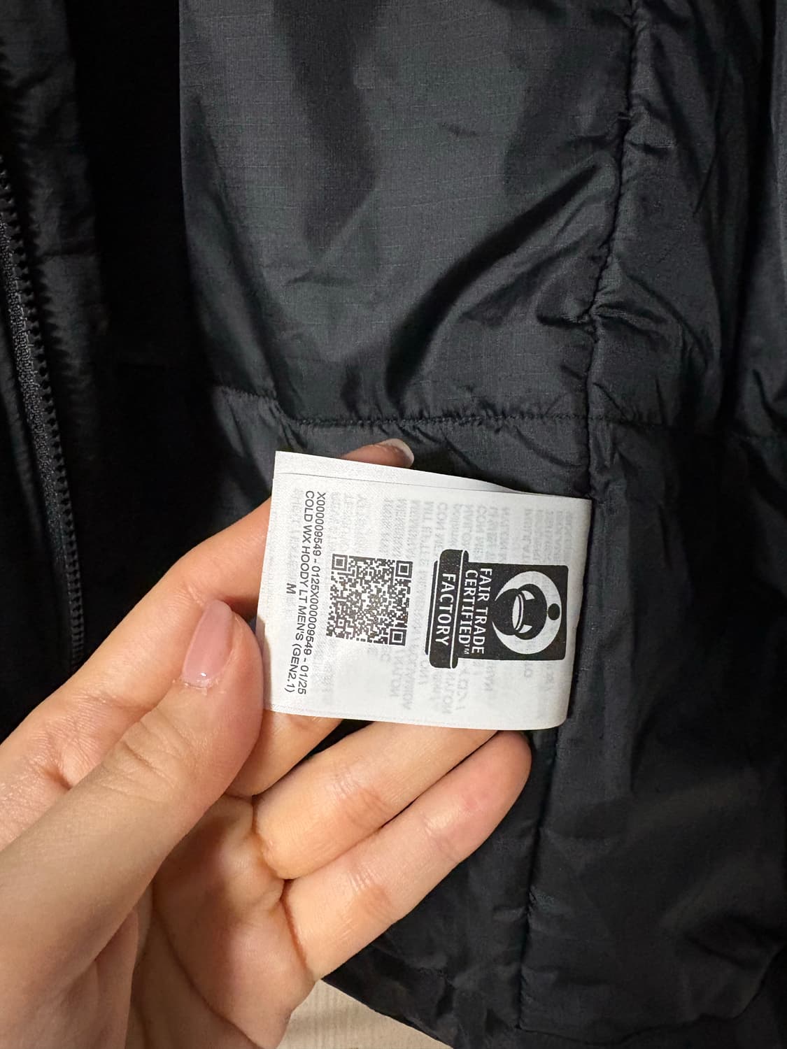 아크테릭스 리프 콜드 WX 후디 LT Gen2.1 블랙 M (패치3개 같 상품이미지6