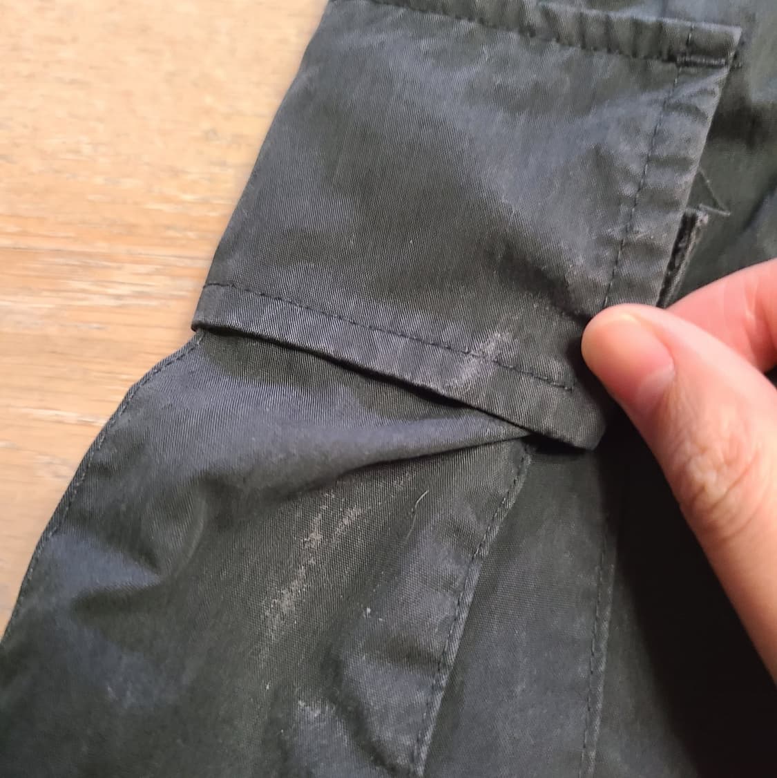 에디바우어 일본 빈티지 카고 버뮤다 팬츠 5부 바지 나일론 바스락 벨트 상품이미지6
