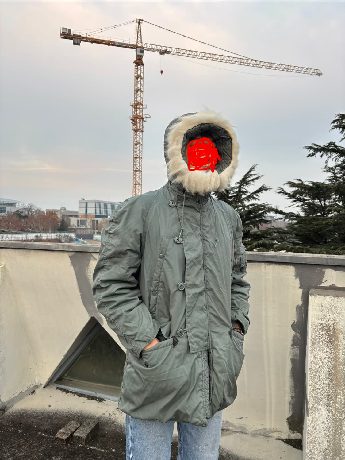 N3B 파카 오리지널 스몰 상품이미지6