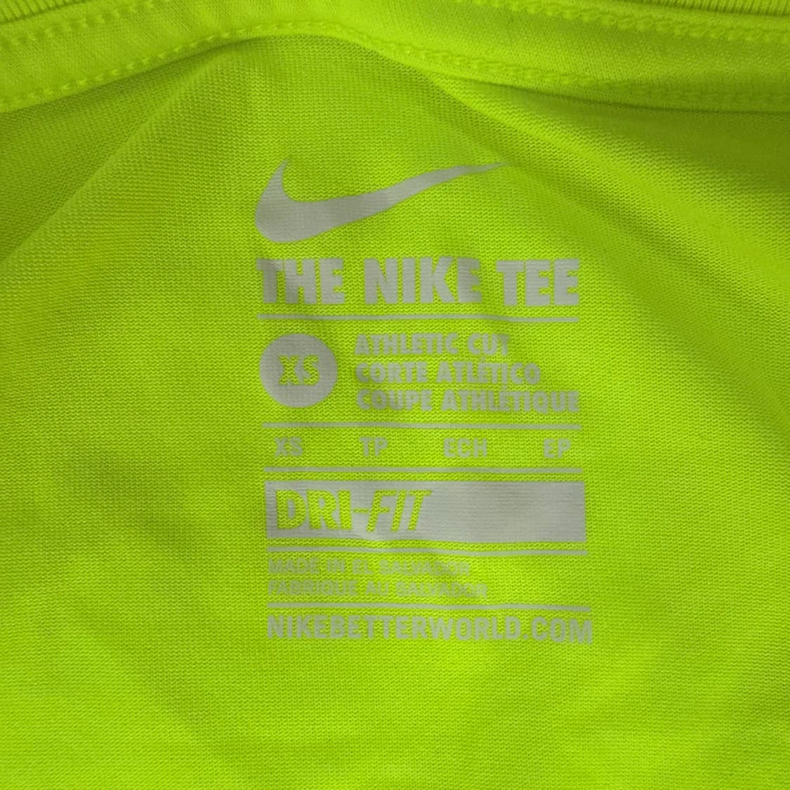 XS 나이키 드라이핏 브이넥 반팔티 0304T 상품이미지3