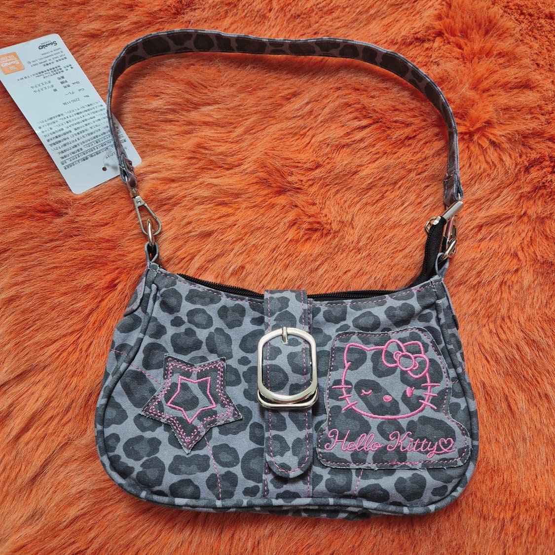 일본 Hello kitty 헬로키티 레오파드 미니 숄더백 새상품 상품이미지2