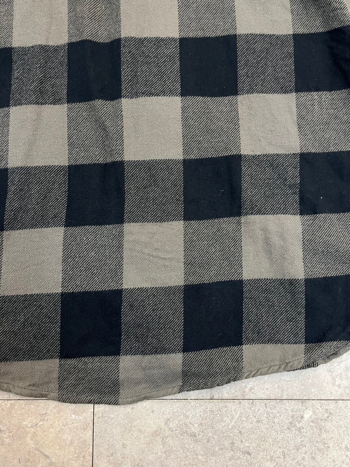 리바이스 웨스턴 체크 셔츠 차콜 L #csz3312 상품이미지9