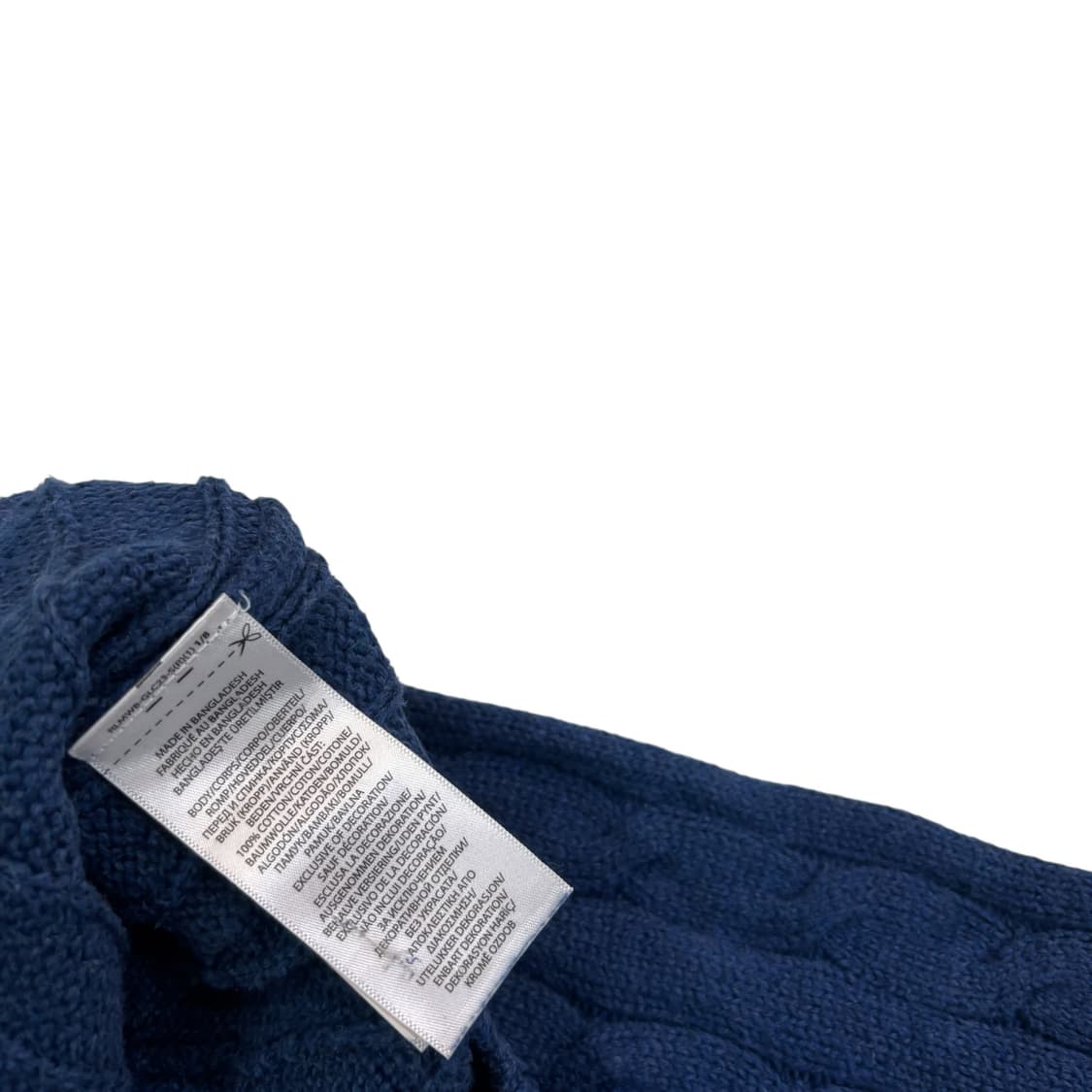 폴로 랄프로렌 QR 꽈배기 니트 상품이미지4