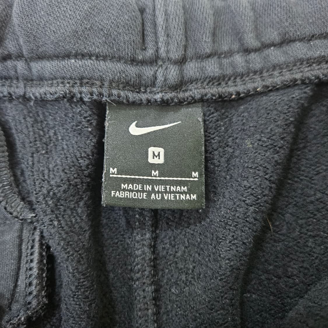 M 나이키 블랙 로고 트레이닝 팬츠 0330Y 상품이미지3