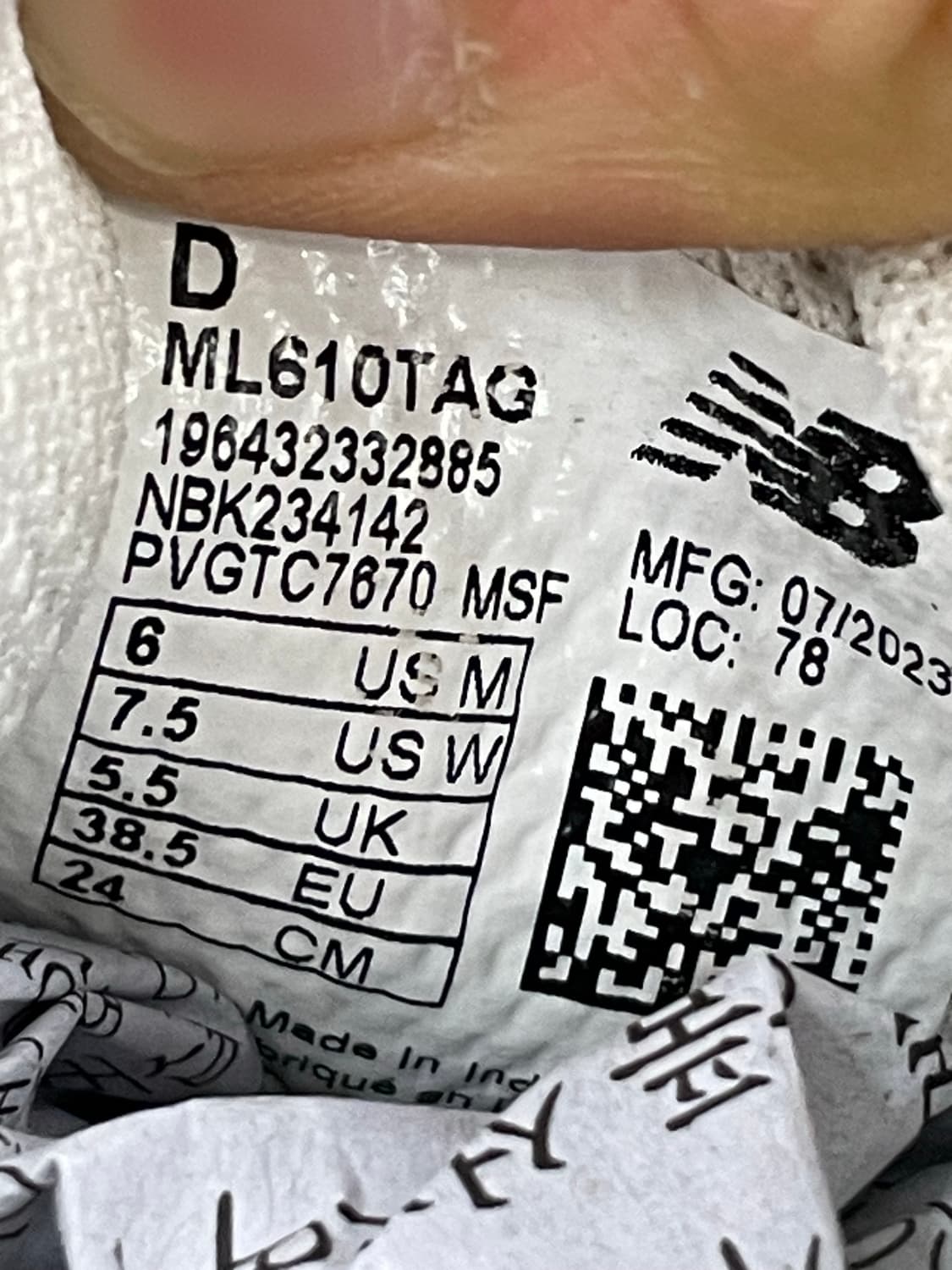 뉴발란스 ML610T 앙고라 240 상품이미지9