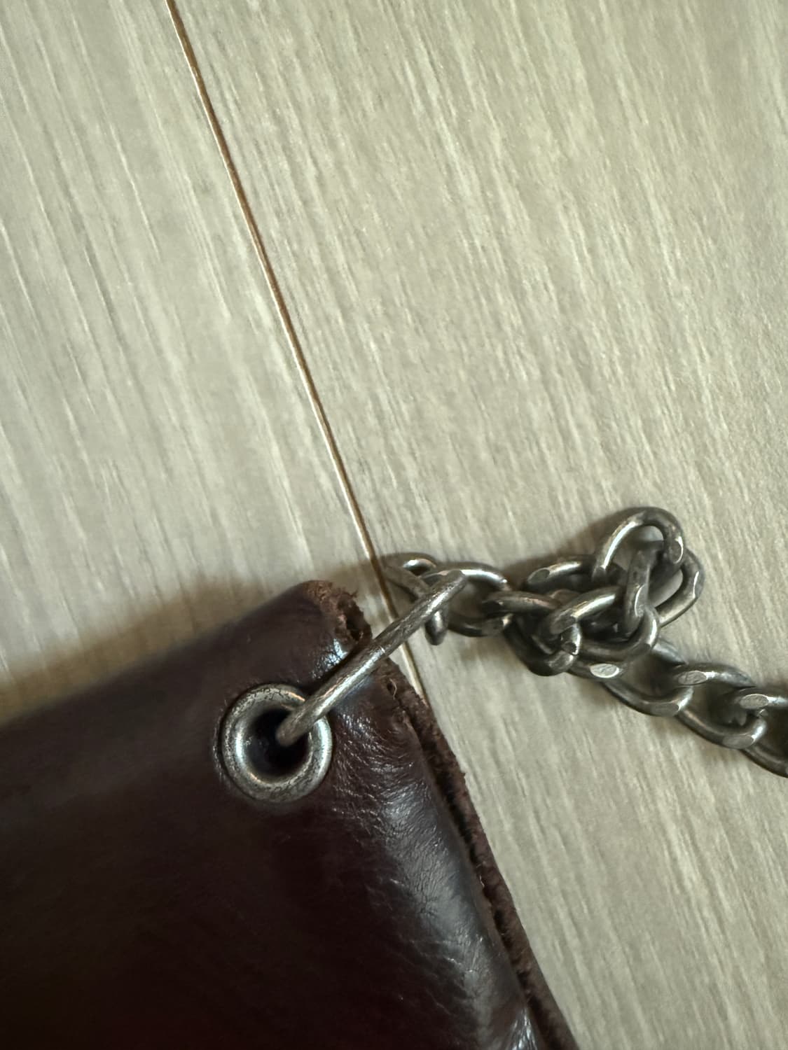 rrl 더블알엘 콘초 레더 체인 지갑 상품이미지5