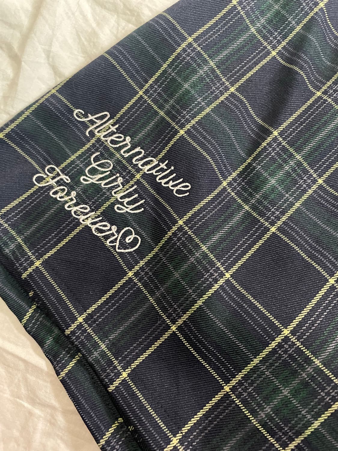 y2k 체크 랩 미니스커트 상품이미지4