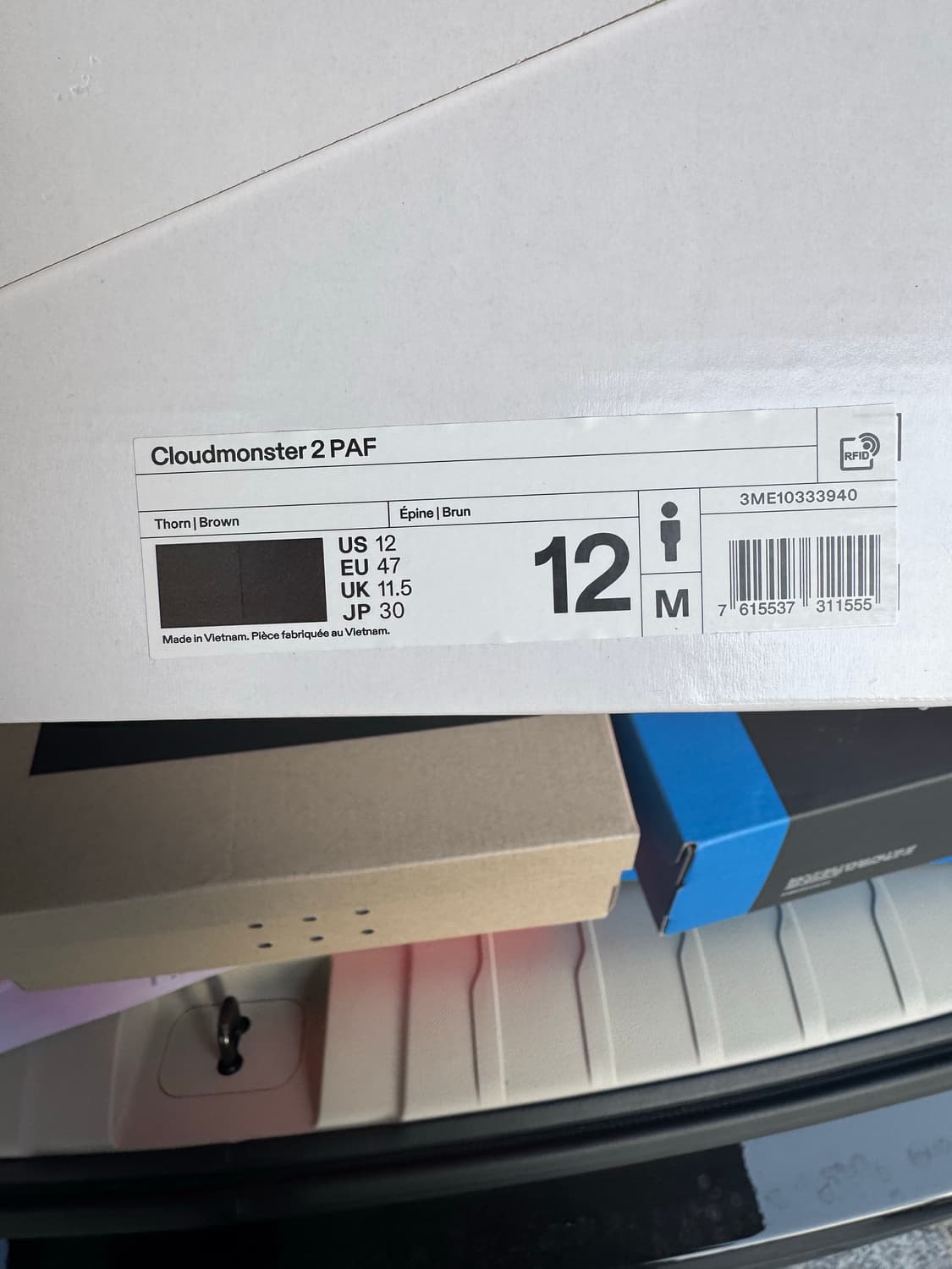 [300] 온러닝 x 포스트아카이브팩션 클라우드몬스터2 쏜브라운 상품이미지2