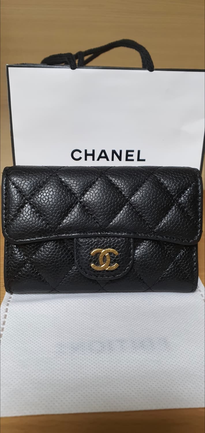샤넬 캐비어 클똑 지갑/카드지갑 정품S급(감정O) 상품이미지2
