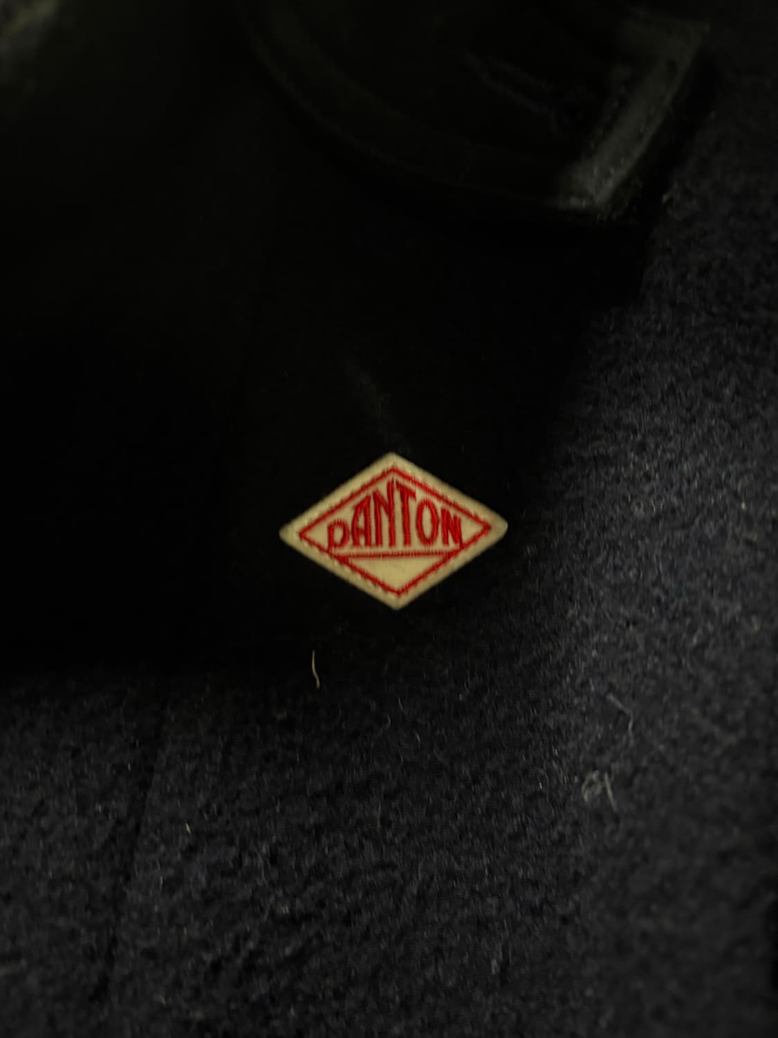 단톤 코트 울 라이트 파일 커버올 자켓 겨울 숏코트 네이비 상품이미지2