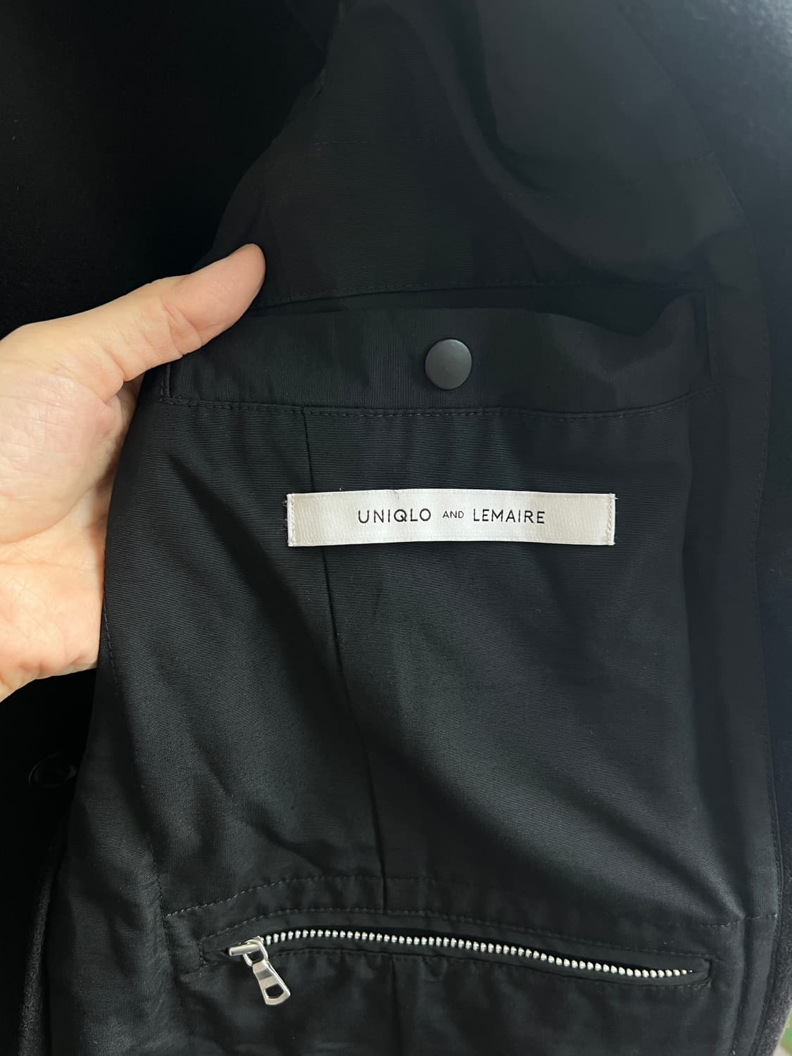 유니클로 앤 르메르 울 캐시미어 자켓 L사이즈 상품이미지7