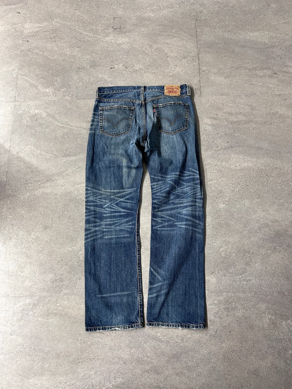 리바이스 501 빈티지 워싱 데님 팬츠 상품이미지8