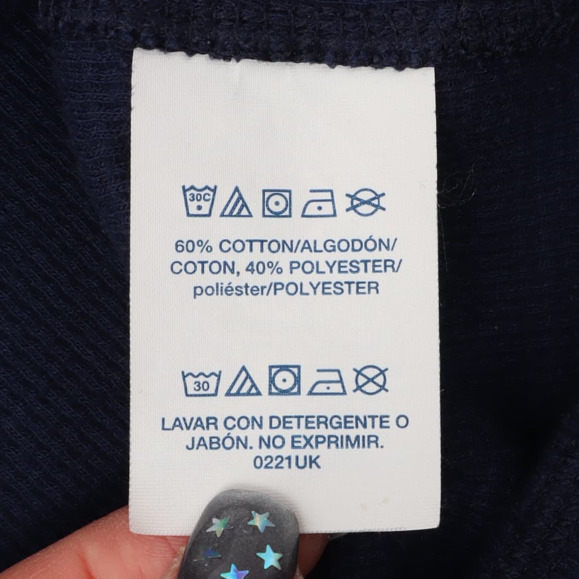 폴로 랄프로렌 네이비 폴로베어 와플 롱슬리브 상품이미지9