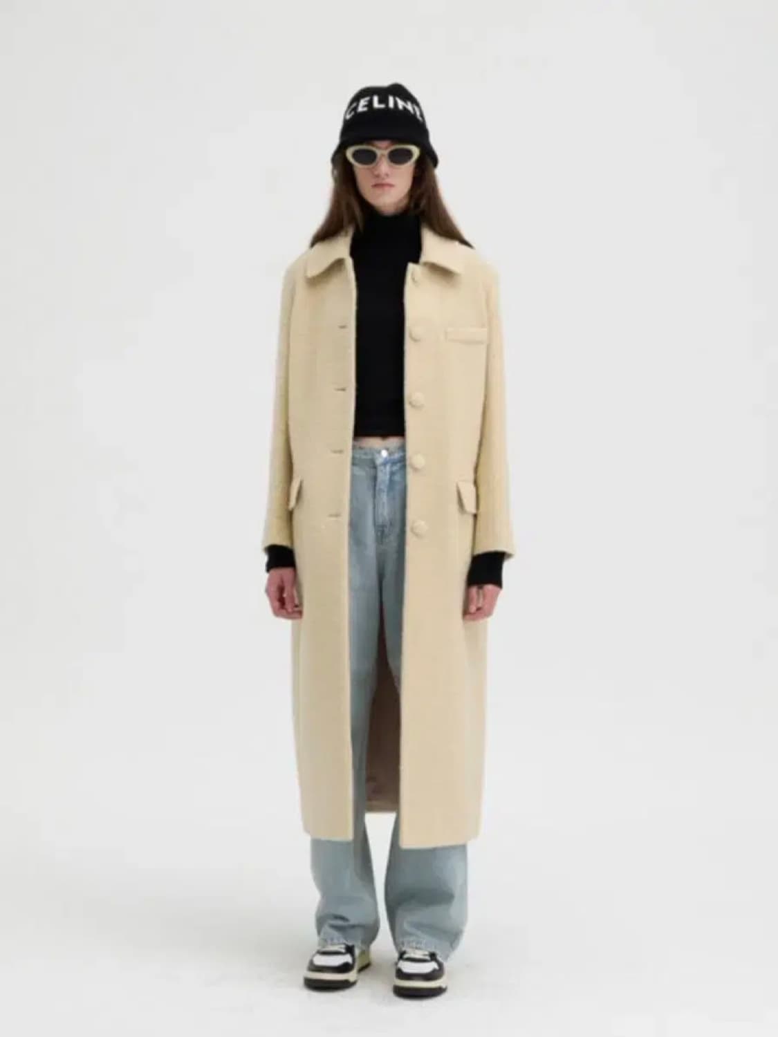 (정가 30만원대) 마론에디션 커스커드 부클 롱 코트 상품이미지2