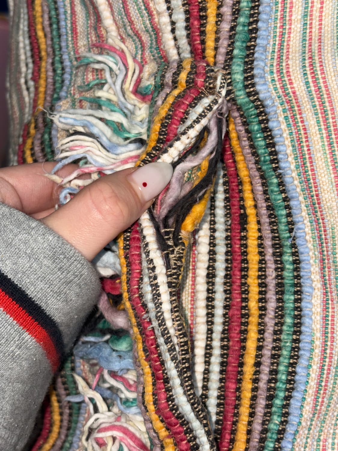 에스닉 패브릭  조끼 베스트 상품이미지4