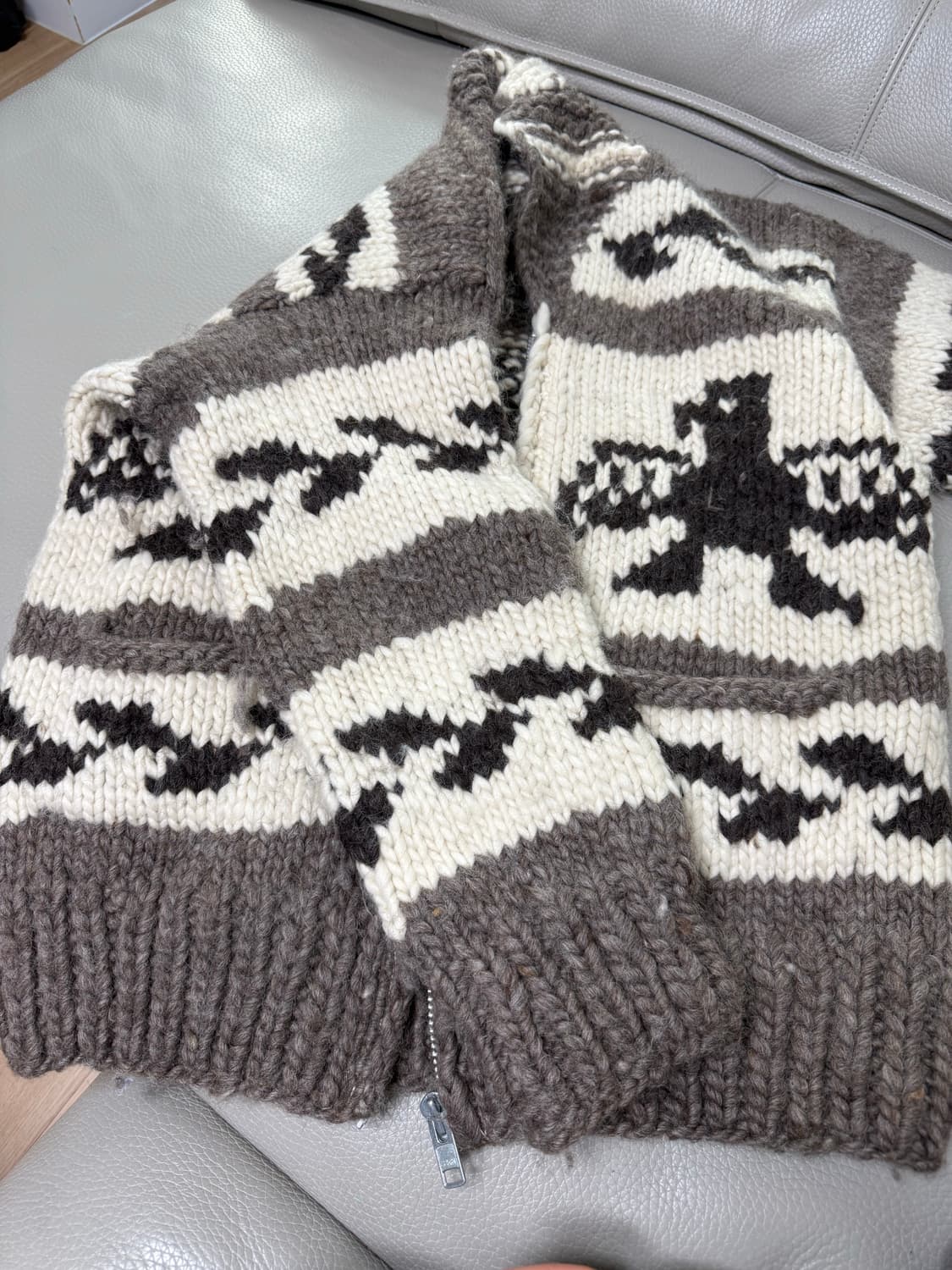 카나타 코위찬 니트 집업 상품이미지2