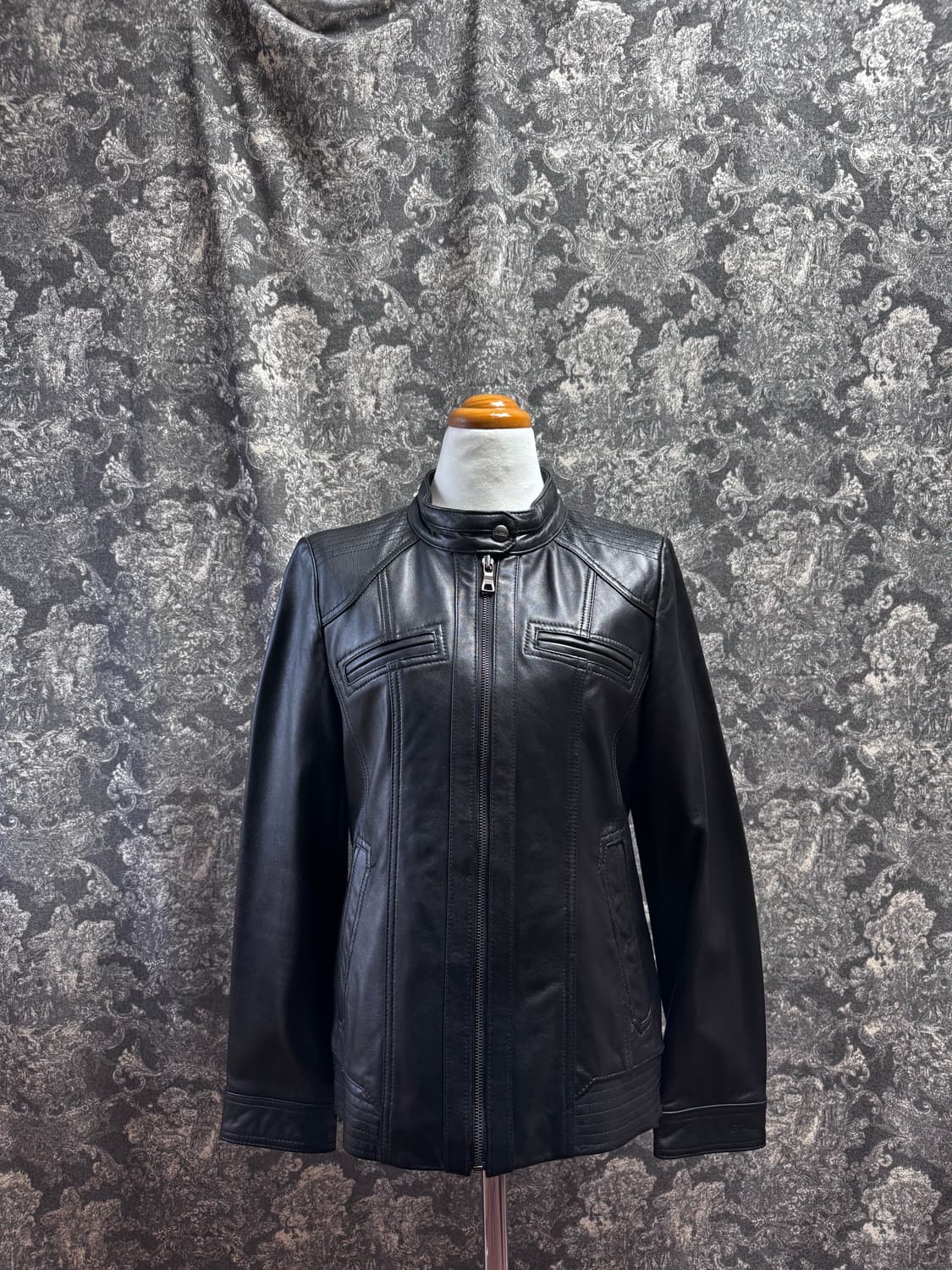 gabba 가바 차이나카라 램스킨 레더 자켓  상품이미지1
