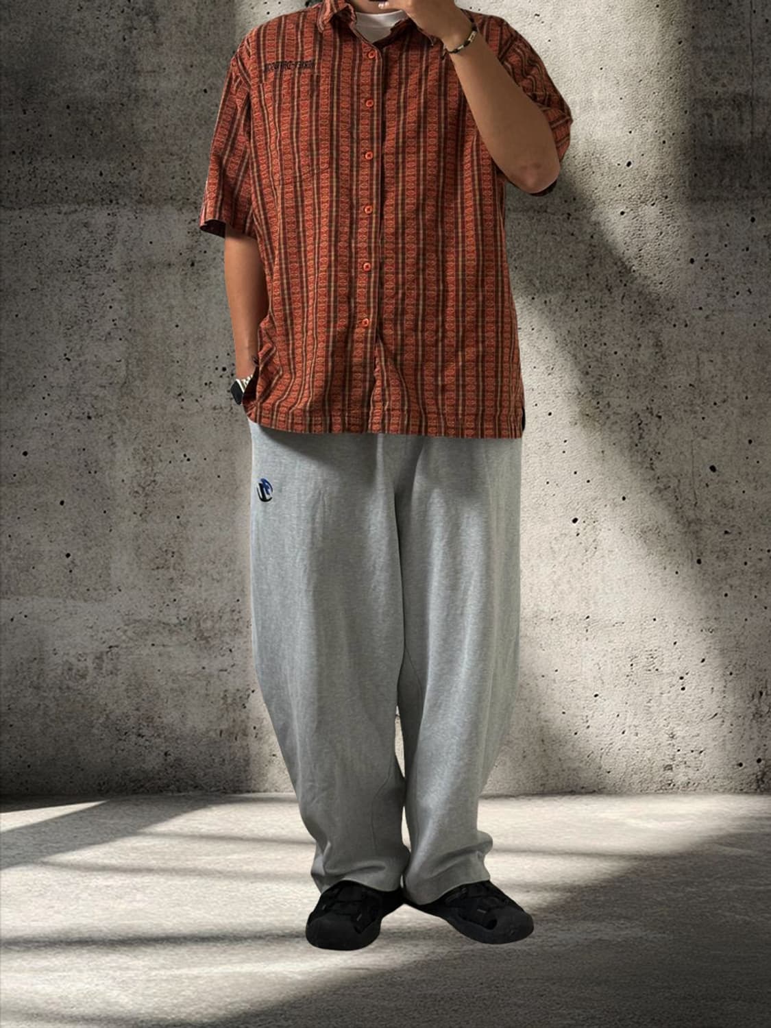 Harley-Davidson 할리 데이비슨 빈티지 체크 반팔셔츠 상품이미지2