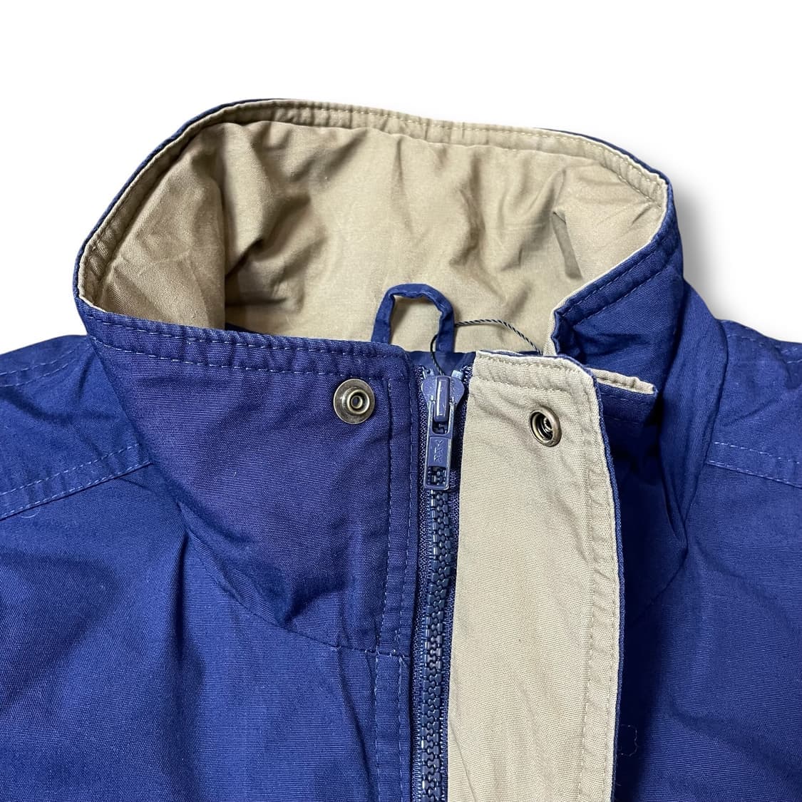 빈티지 빅사이즈 네이비 점퍼 자켓 M 상품이미지3