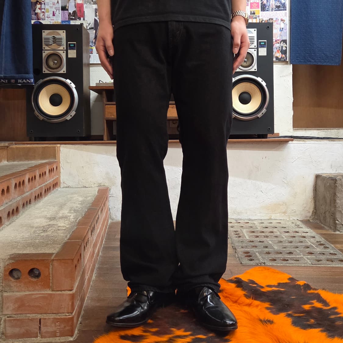 리바이스 517 세미 부츠컷 블랙 팬츠 상품이미지1