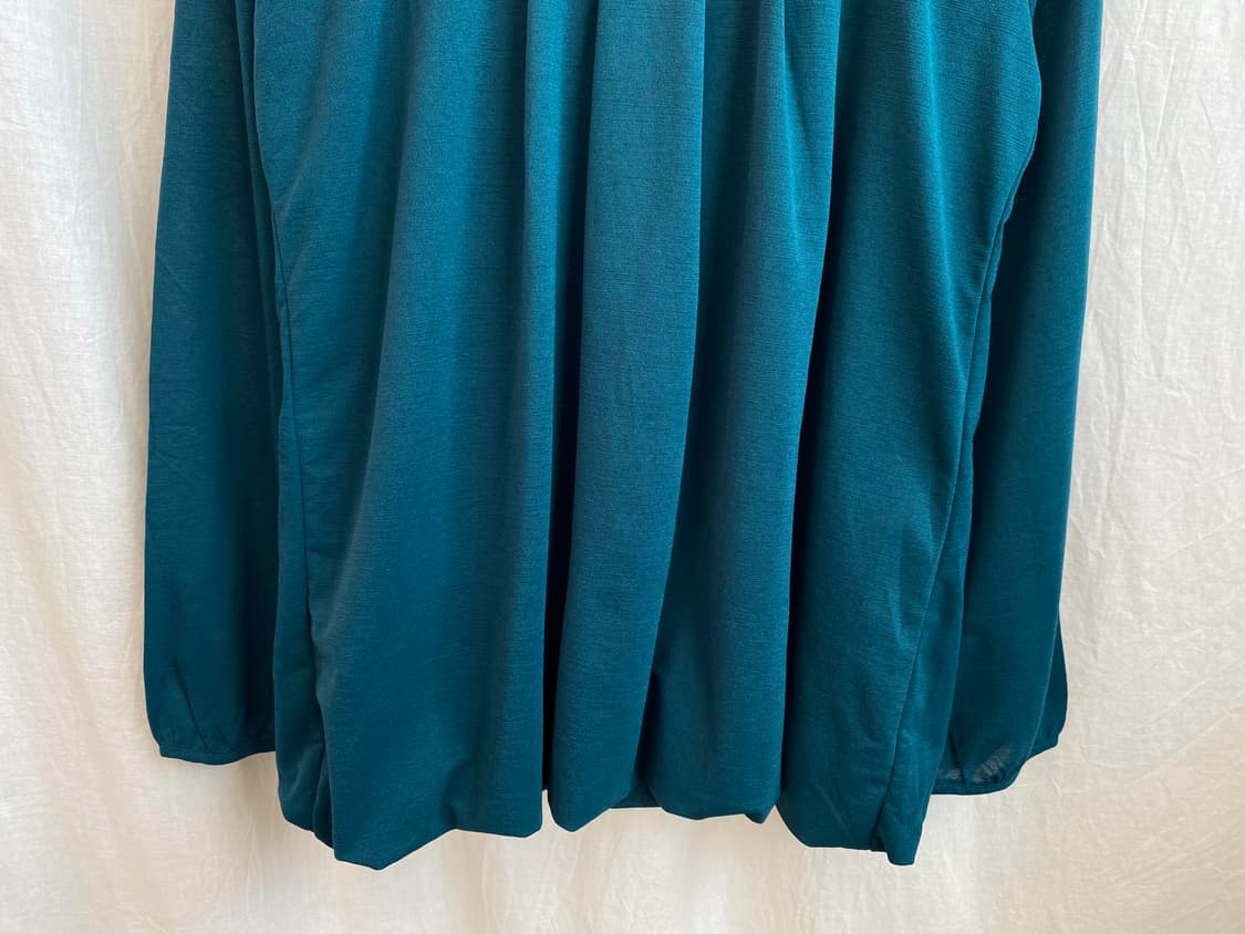 청록 시스루 블라우스(-66) 상품이미지4