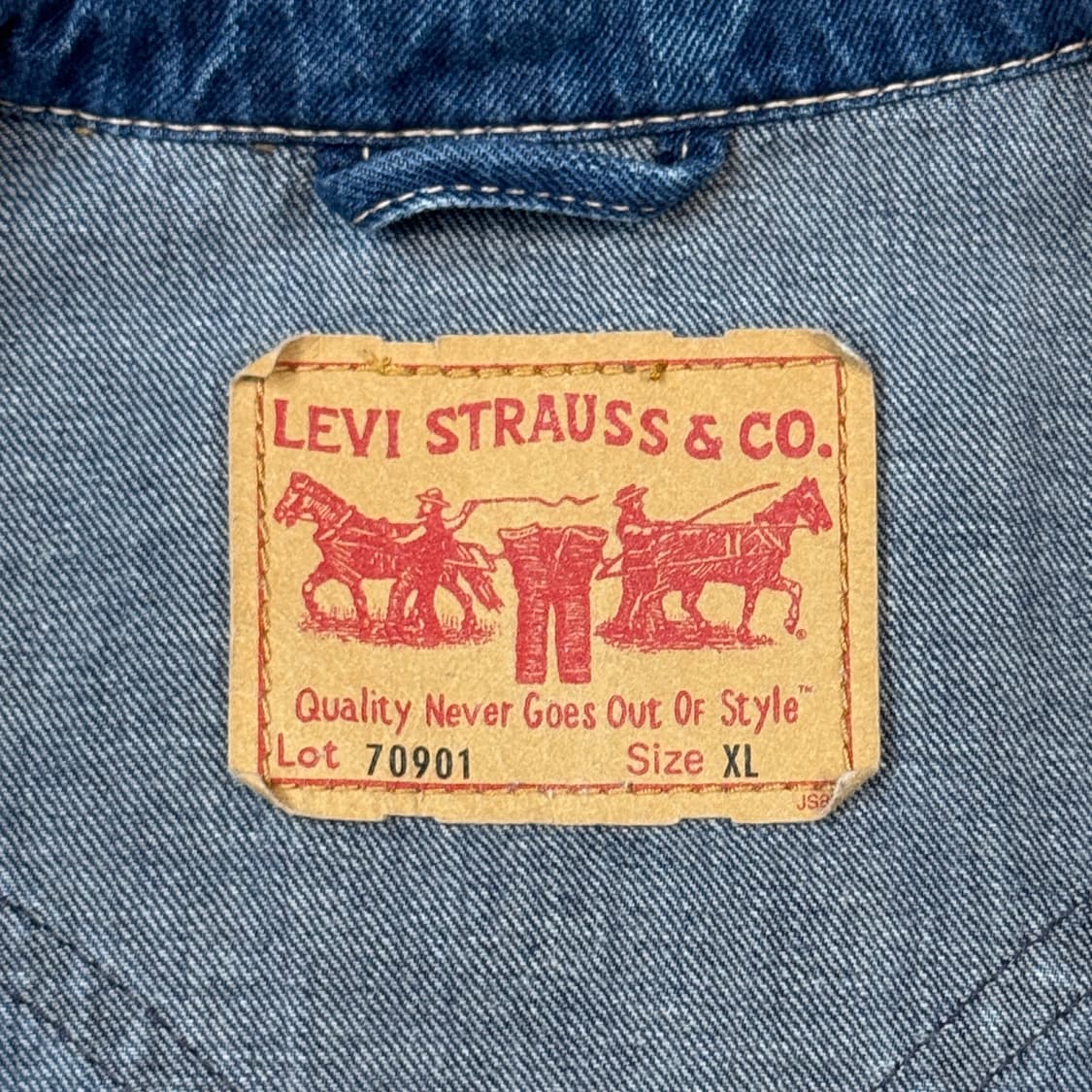 XL) 리바이스 아이코닉 데님자켓 TYPE 1 데님 청자켓 상품이미지7