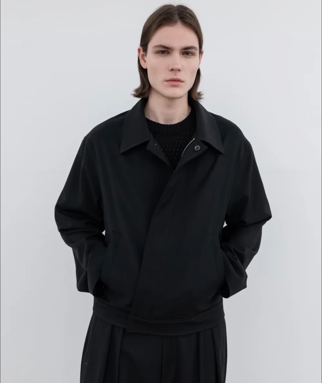 인사일런스 울 크롭 자켓 M 상품이미지1