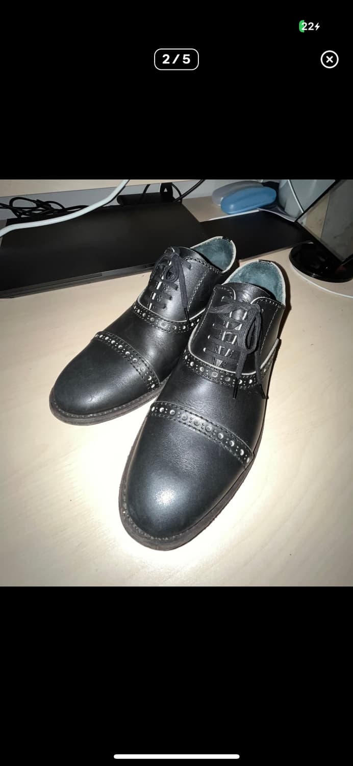 Comme des garcons home 꼼데가르송 옴므 윙팁 더비 상품이미지2