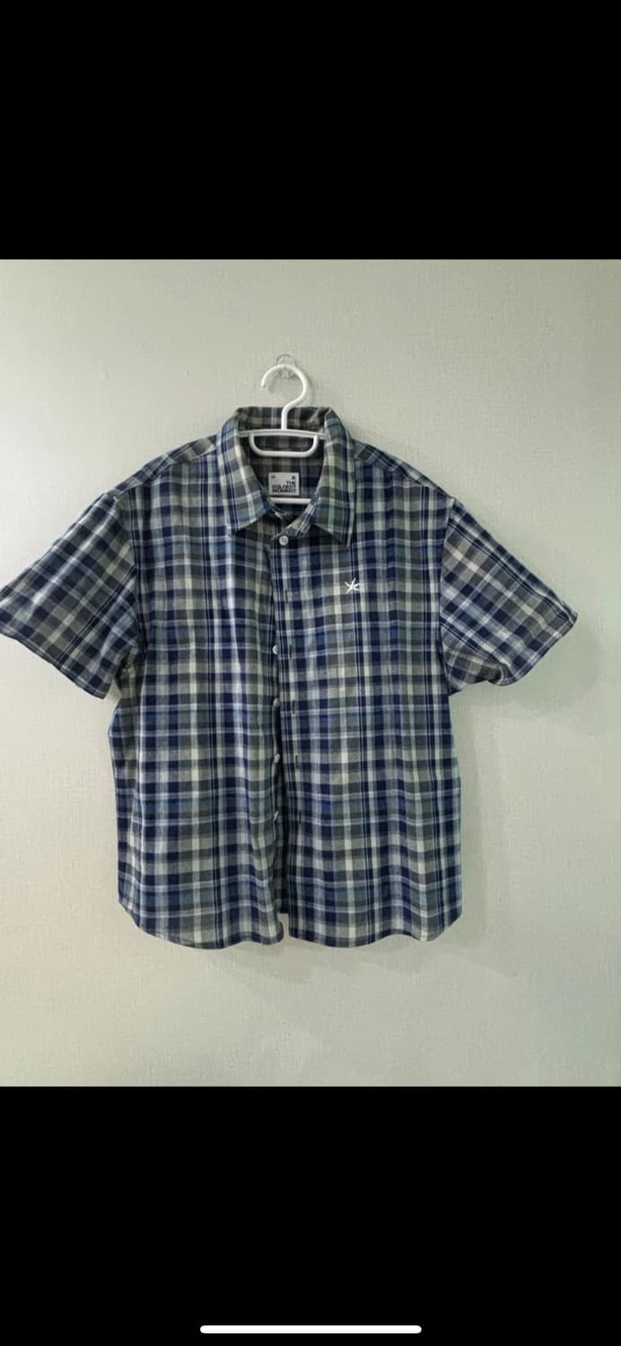 더콜디스트모먼트 체크 반팔 셔츠 상품이미지1