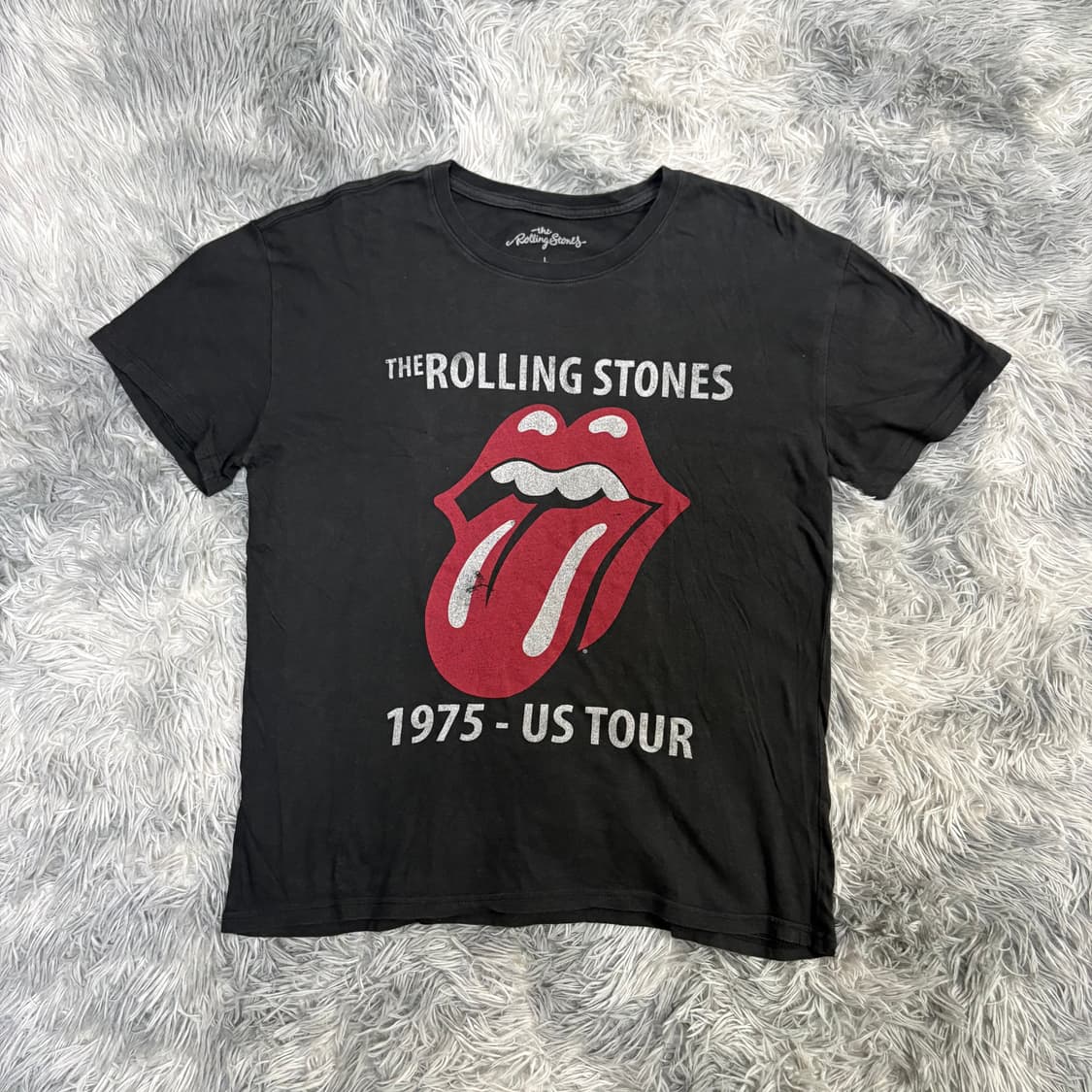 롤링스톤즈 1975 US Tour 티셔츠 faded 상품이미지1