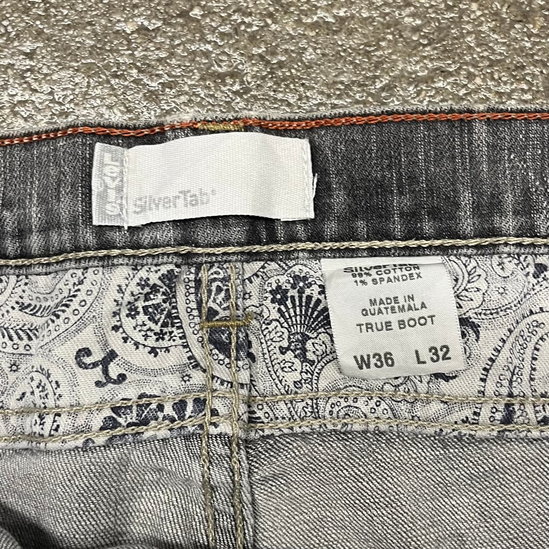 00s 리바이스 실버탭 루즈 부츠컷 (36“) 상품이미지6