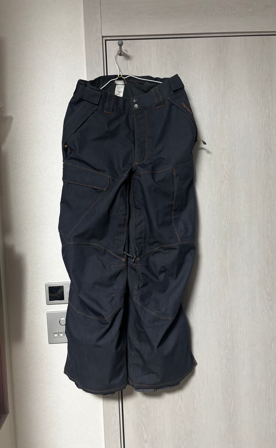 노스페이스 스노우보드복 스키복 청재질의 밴드형 바지 상품이미지1