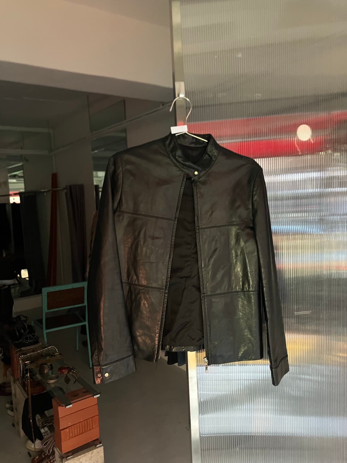 양가죽 레더집업 상품이미지1