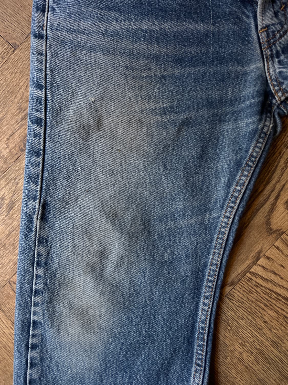 [36]리바이스 505 빈티지 워싱 레귤러 스트레이트핏 데님 팬츠 상품이미지4