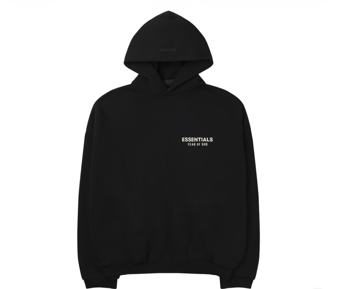 24FW 피오갓 에센셜 후드 블랙 M 상품이미지2