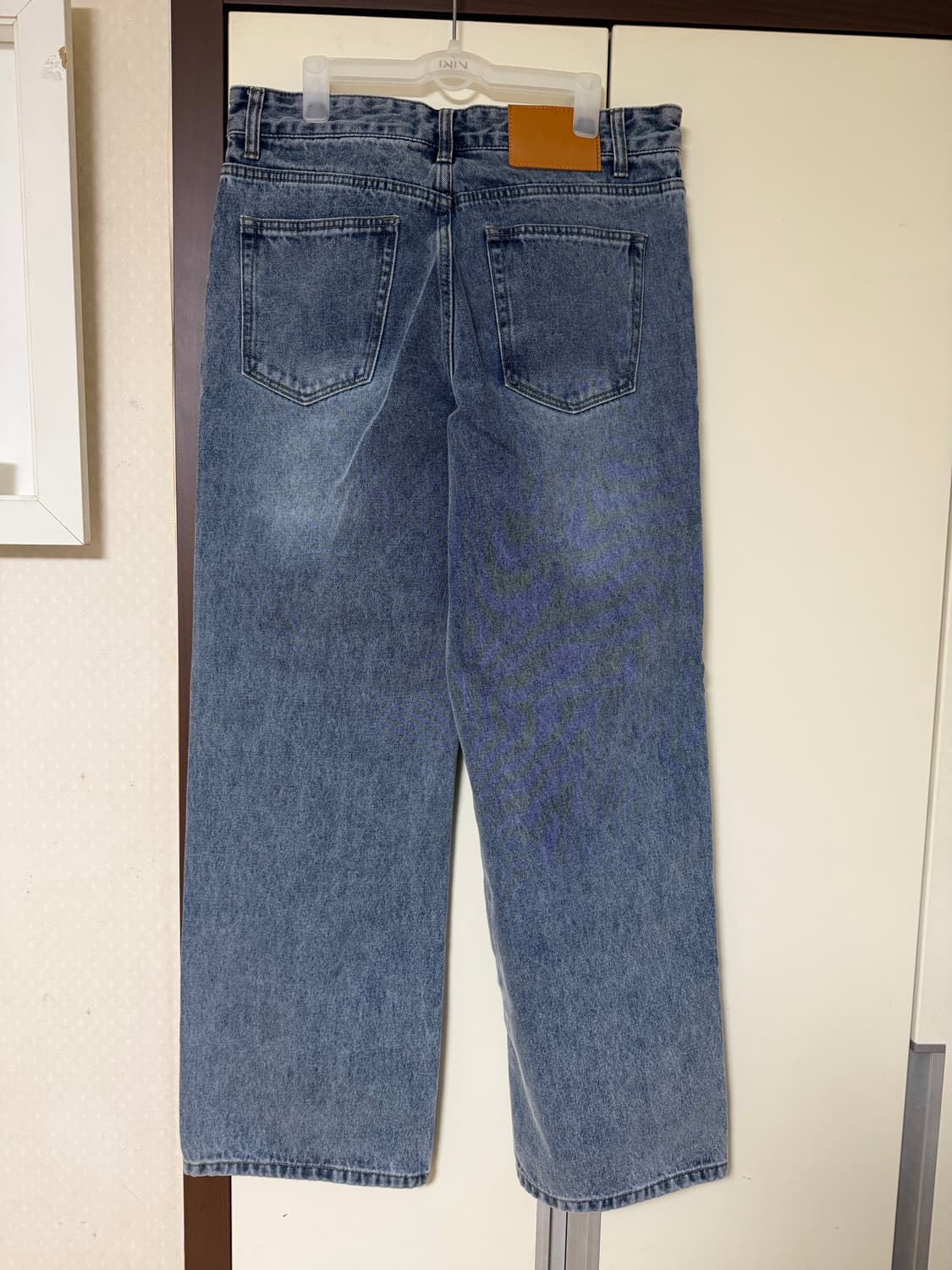 왓어룩 로스 월렛 와이드 데님 연청 M 상품이미지7