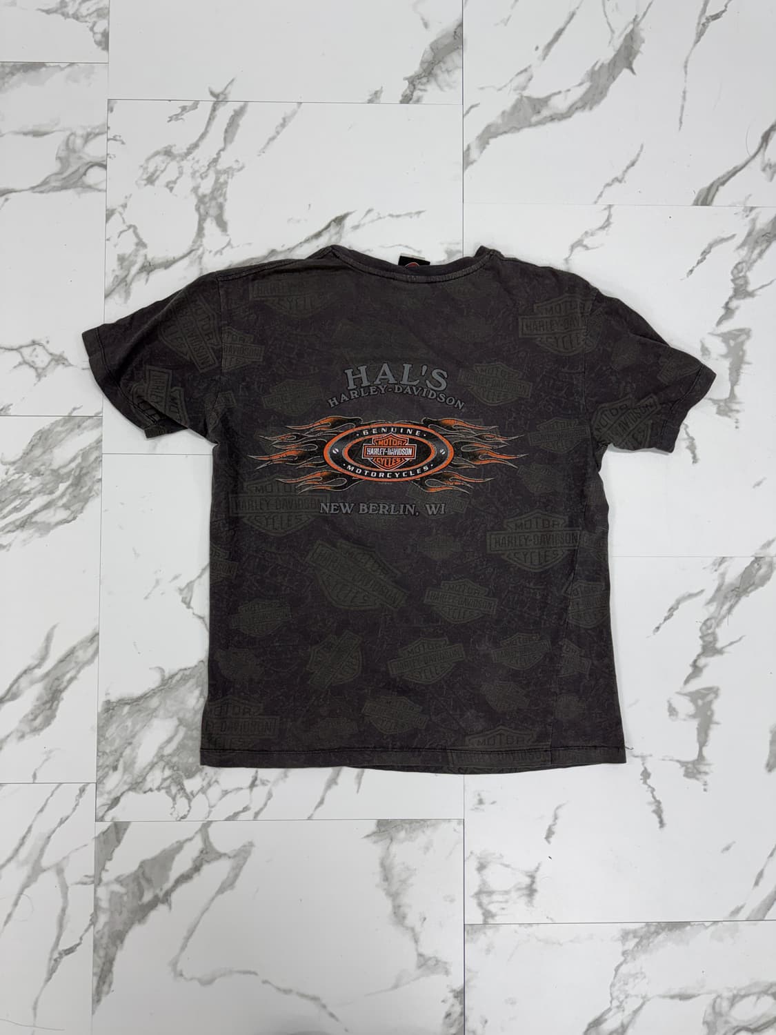할리데이비슨 프린팅 반팔 티셔츠 상품이미지2