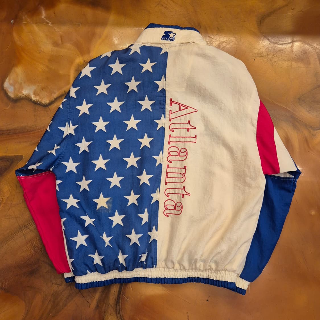 1996 애틀랜타 올림픽 미국팀 제작 스타터 바람막이 자켓 L / 할인 상품이미지2