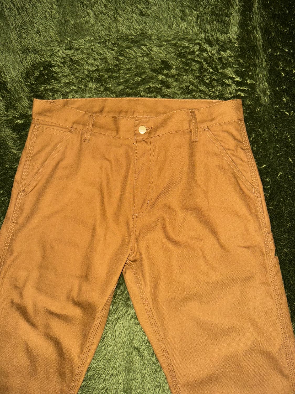 [32X32] 칼하트 WIP 코튼 블렌디드 싱글니 워크 팬츠 탄 상품이미지5