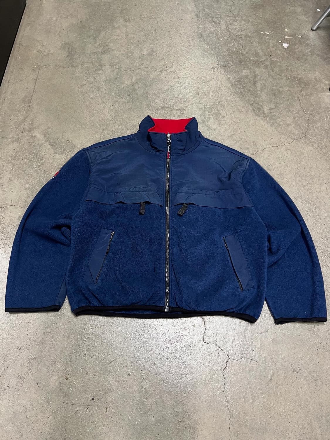 (BIG SIZE)1990s TOMMY 타미힐피거 플리스자켓 상품이미지1
