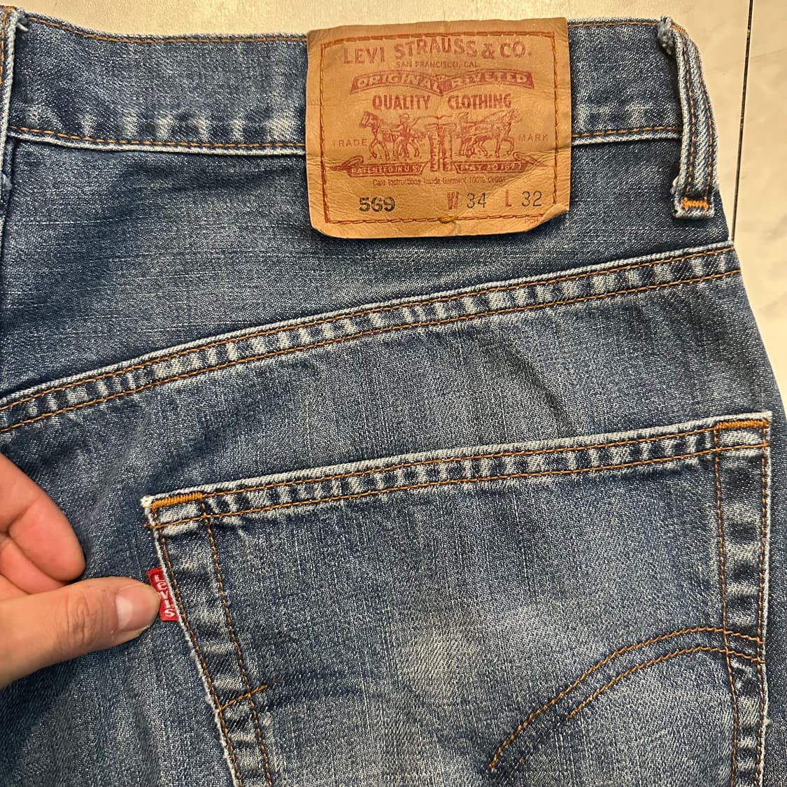 00s 리바이스 Levis 569 데님 팬츠 상품이미지8