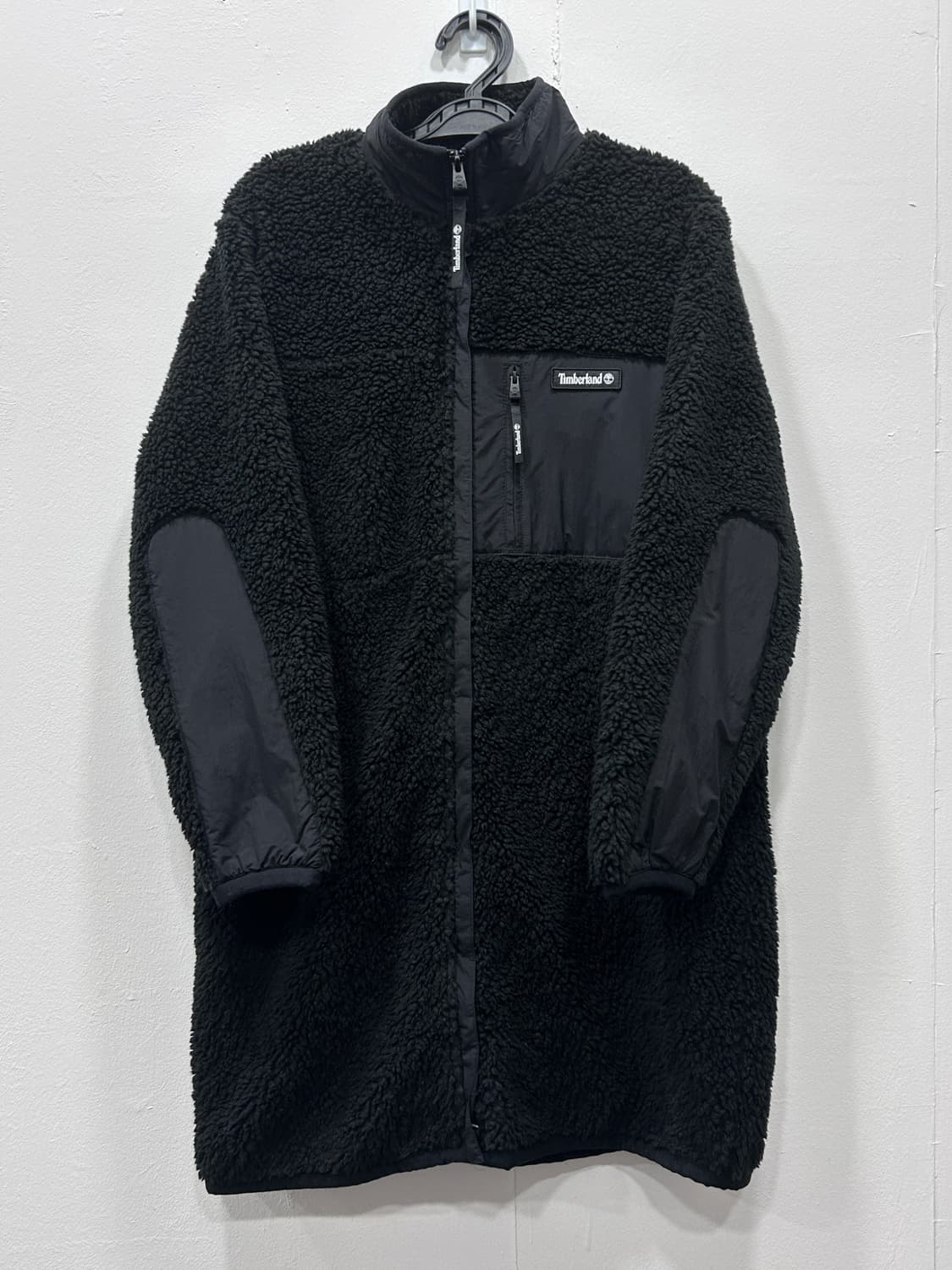 팀버랜드 롱후리스 뽀글이 플리스 자켓 여성 S 블랙 상품이미지1