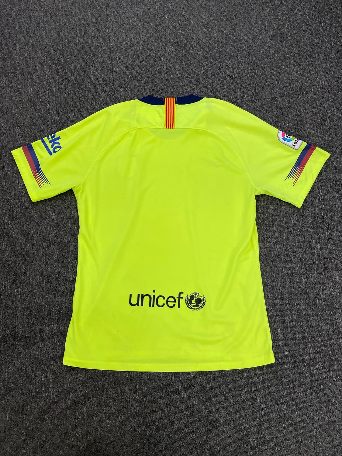 Nike 나이키 바르셀로나 18-19away 하프 유니폼 반팔 티셔츠 상품이미지5