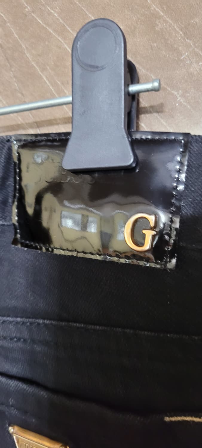 (여성27인치) 게스 블랙 바지 상품이미지5